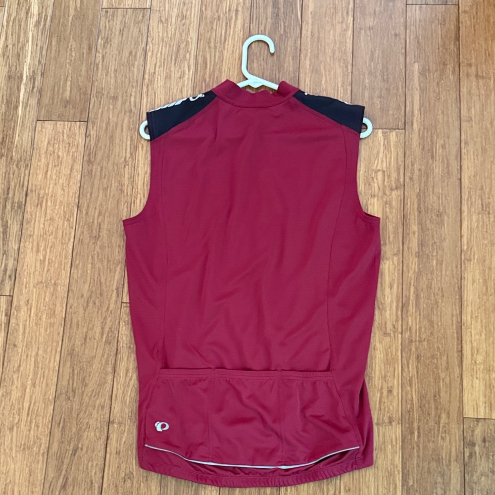 Pearl Izumi Burgundy  Sleeveless Men’s Medium Cycling Jersey - Picture 3 of 3